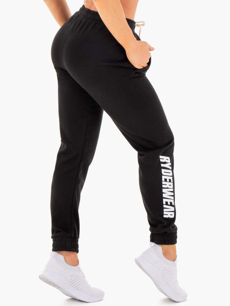 Ryderwear Block High Waist Track Pants Black Ryderwear Shop with  confidence: Experience Exceptional Qualities